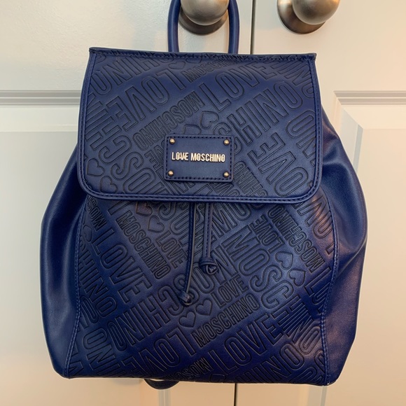 Love Moschino Handbags - Love Moschino embossed backpack